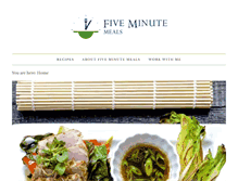 Tablet Screenshot of fiveminutemeals.net